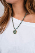 MAIN NECKLACE (SOFT GREEN)