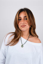 MAIN NECKLACE (SOFT GREEN)