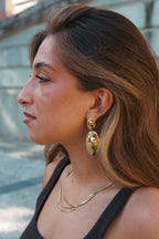 GOLD FALL EARRING