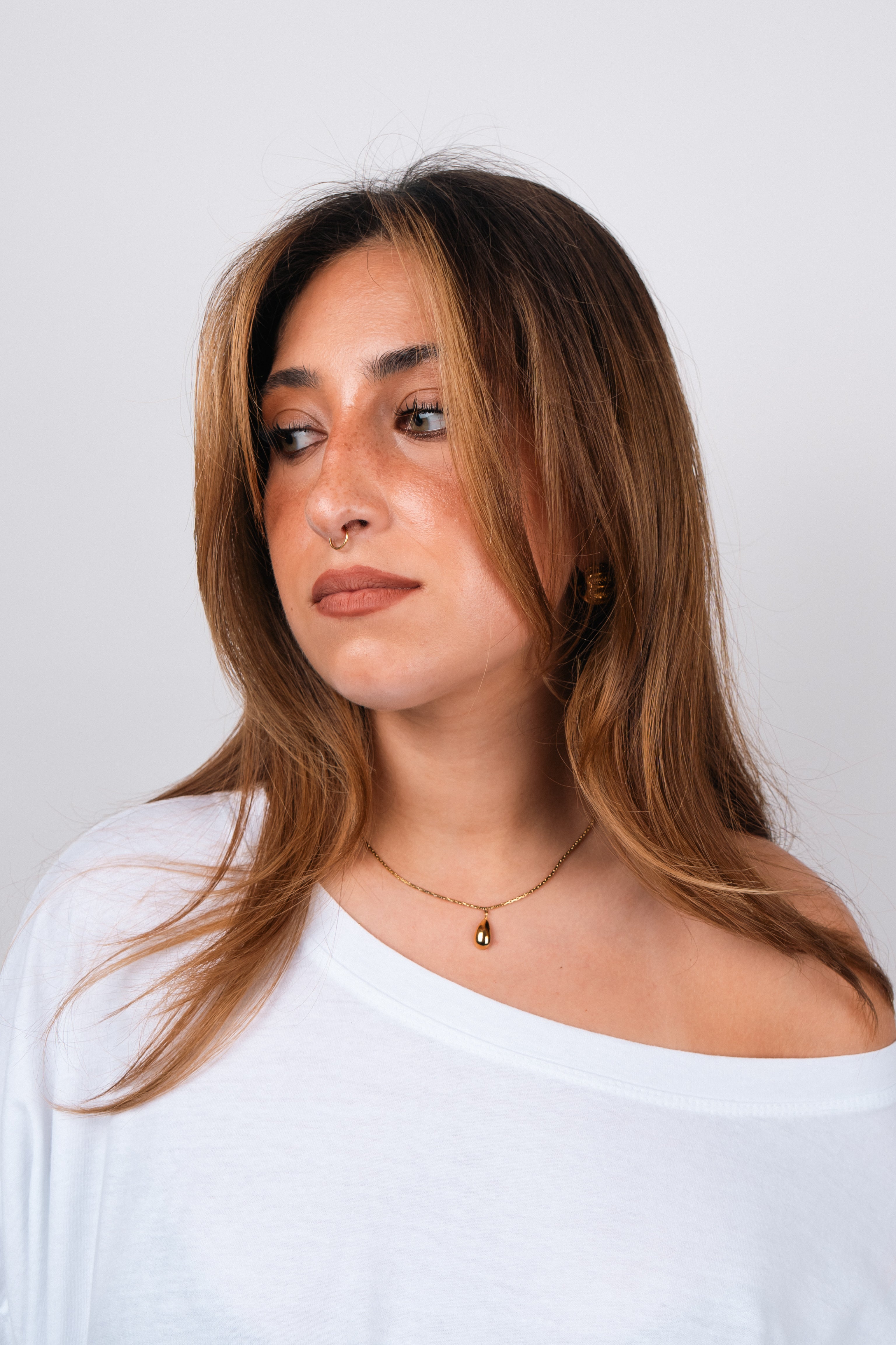 TEAR NECKLACE (GOLD)