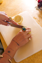 SQUARE STONE RING
