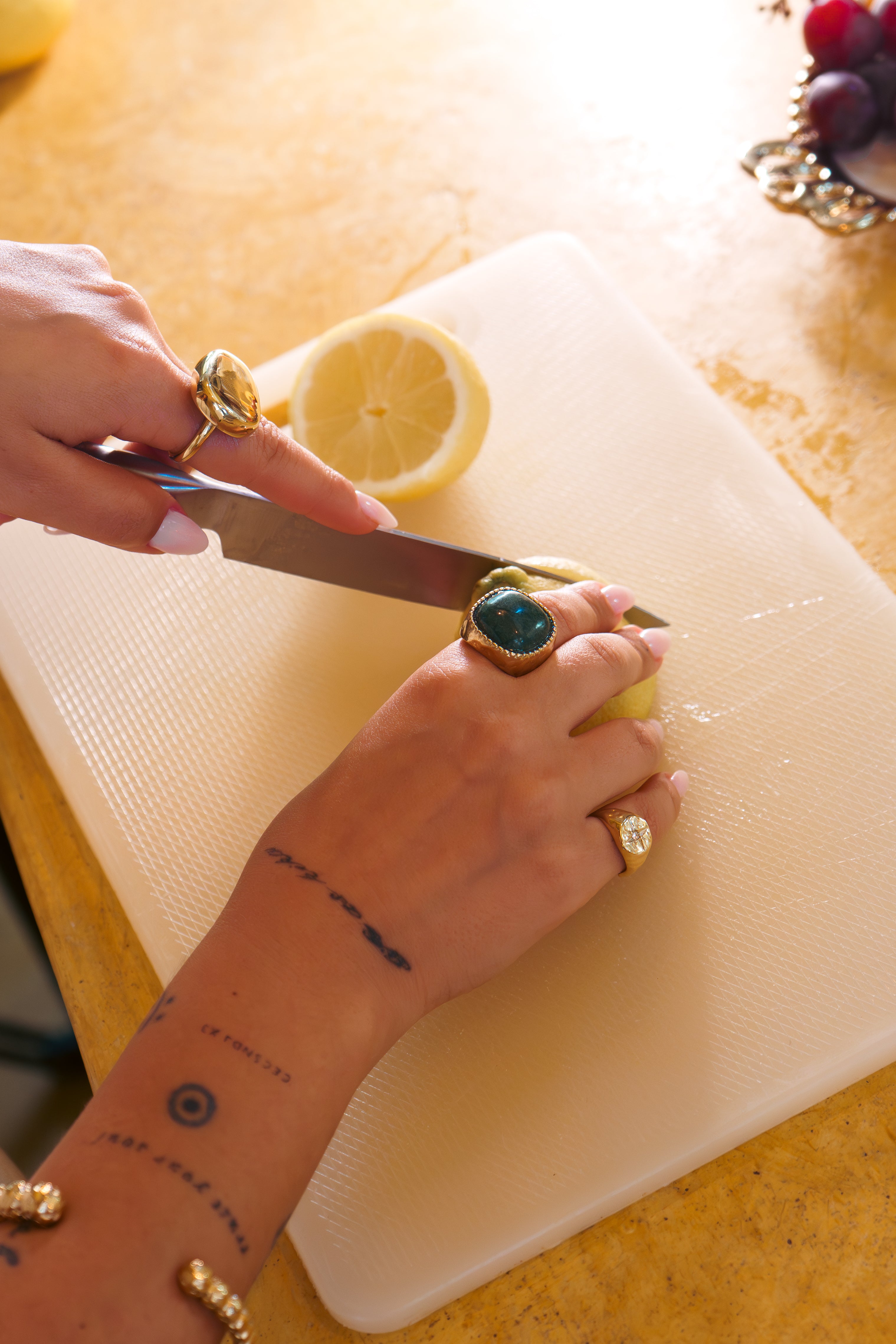 SQUARE STONE RING