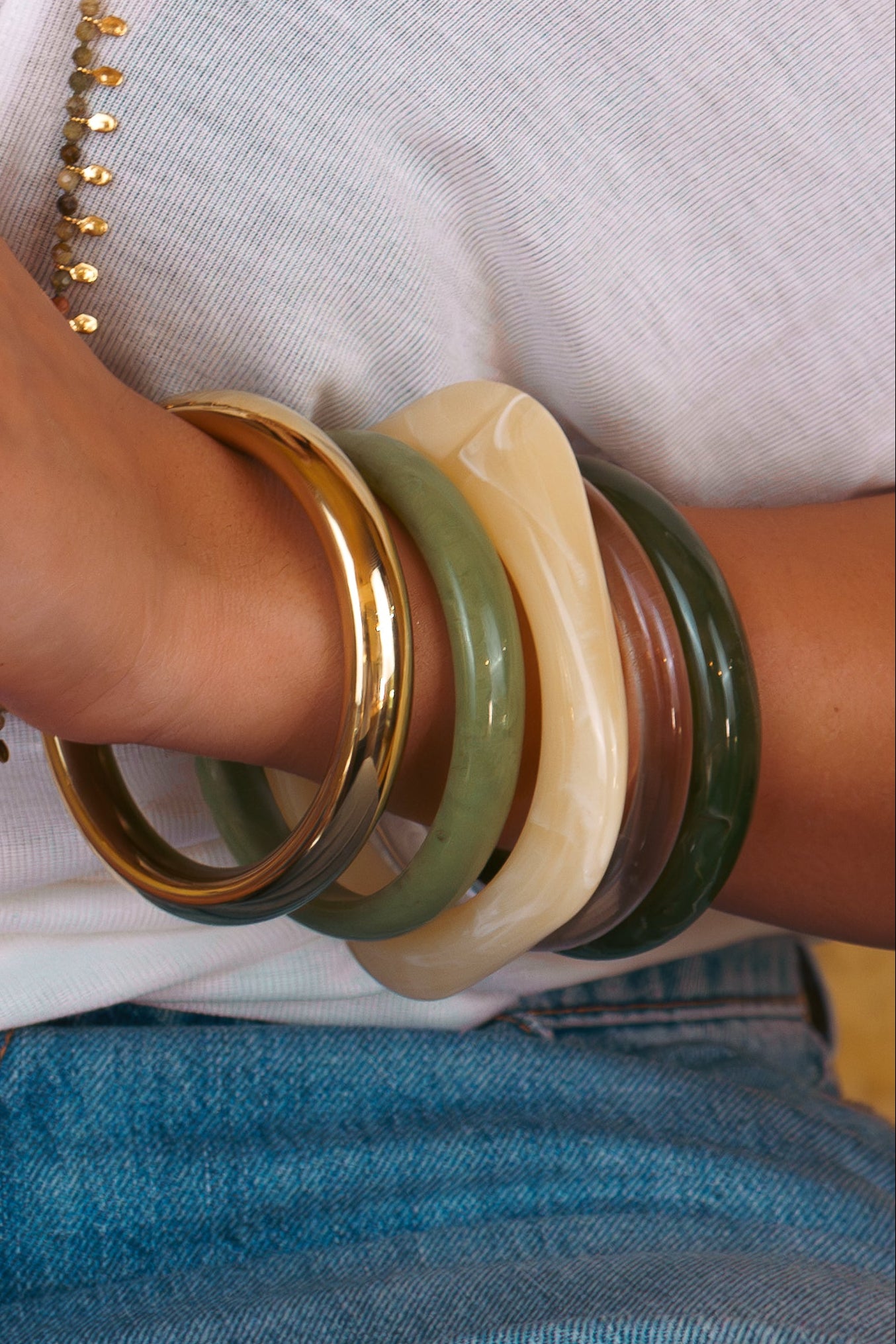 SQUARE RESIN BRACELET