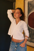WHITE RESIN BRACELET