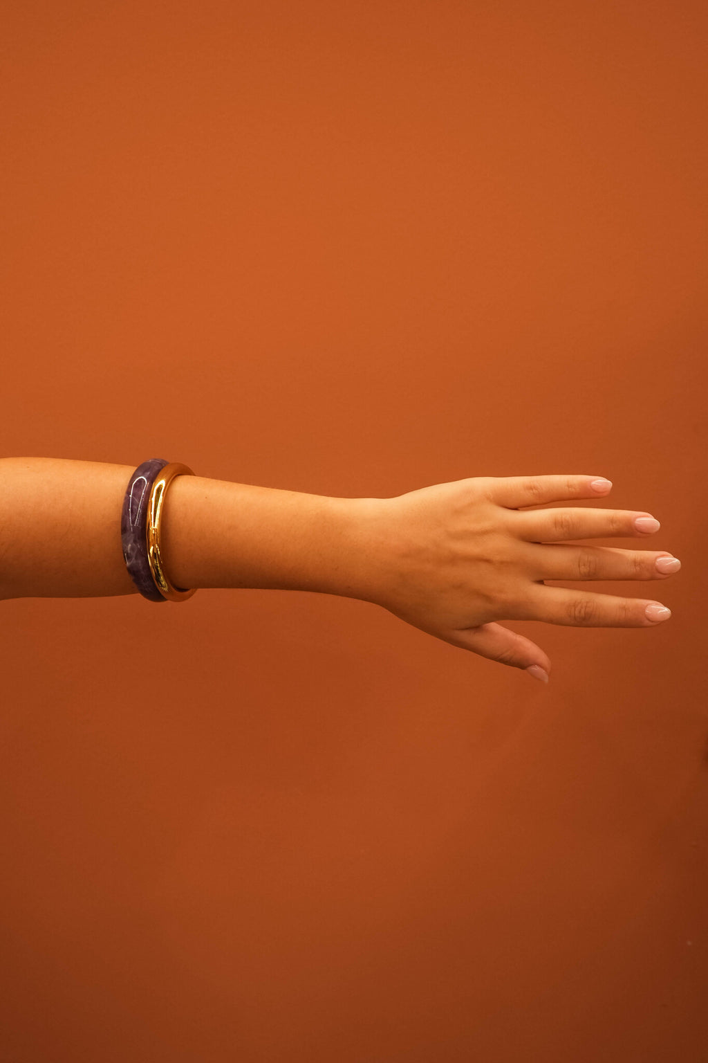 PURPLE RESINE BRACELET