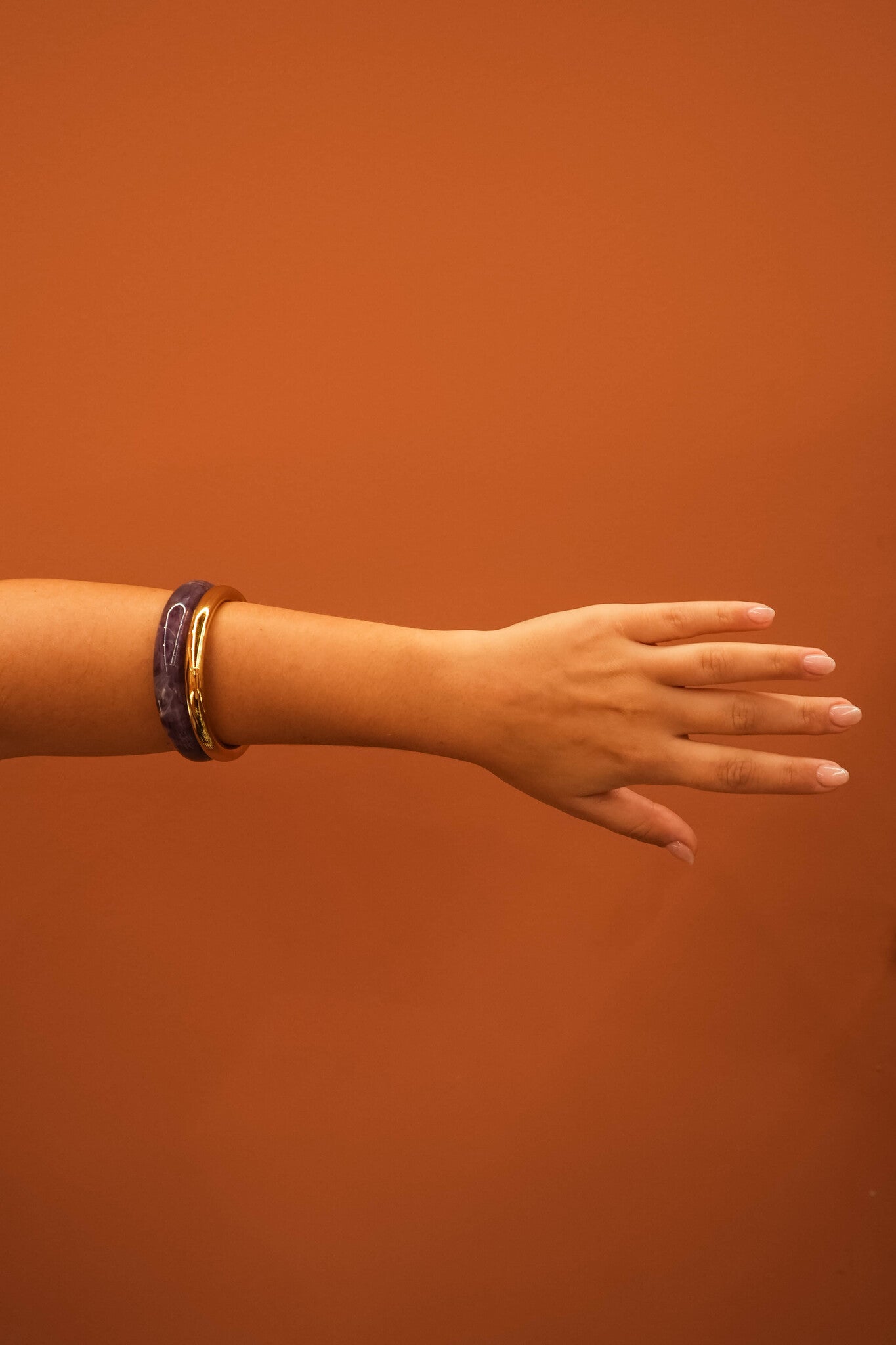 PURPLE RESINE BRACELET