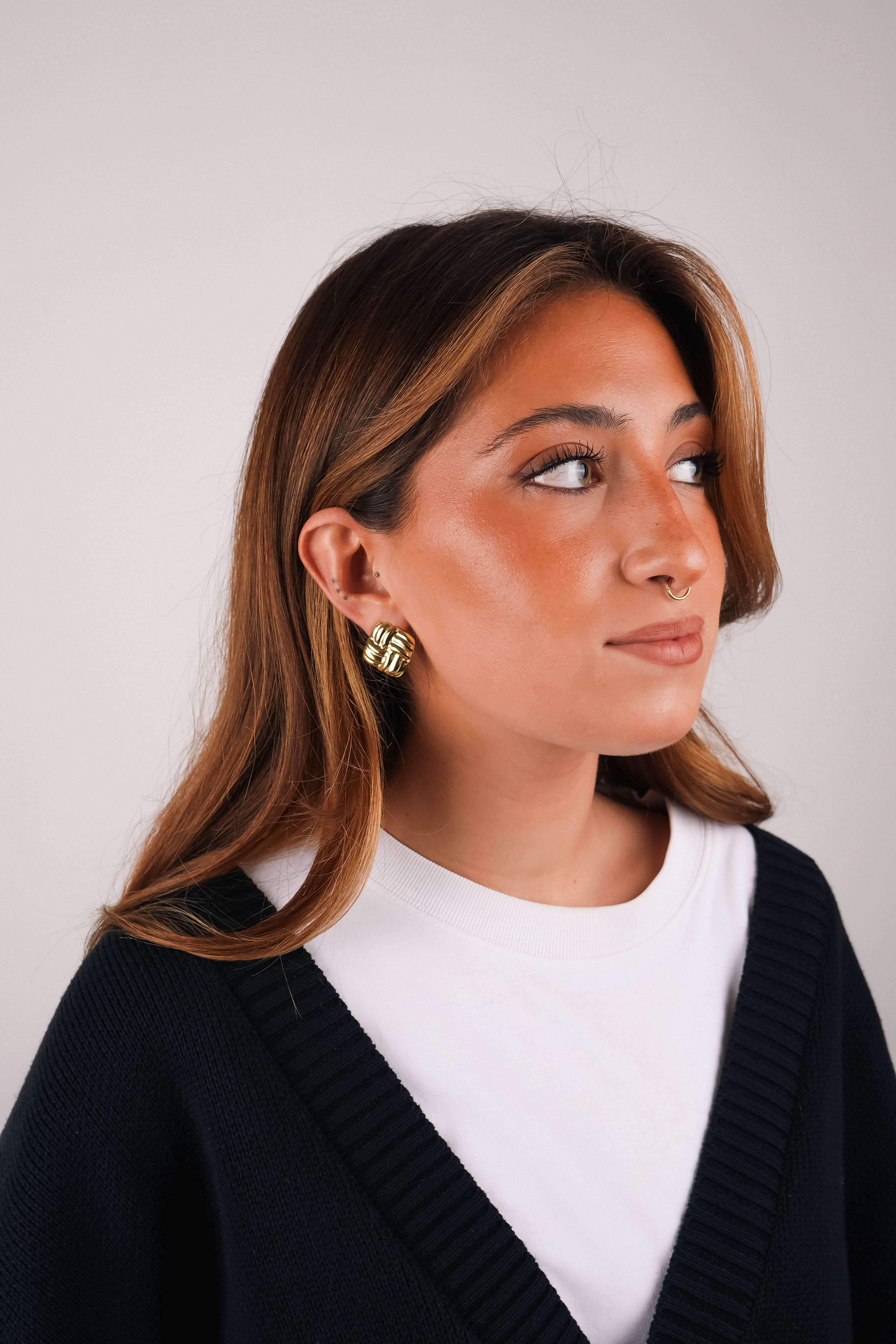 CHUNKY KNOT EARRINGS