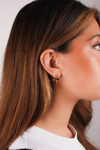 BLACK DOT EARRING