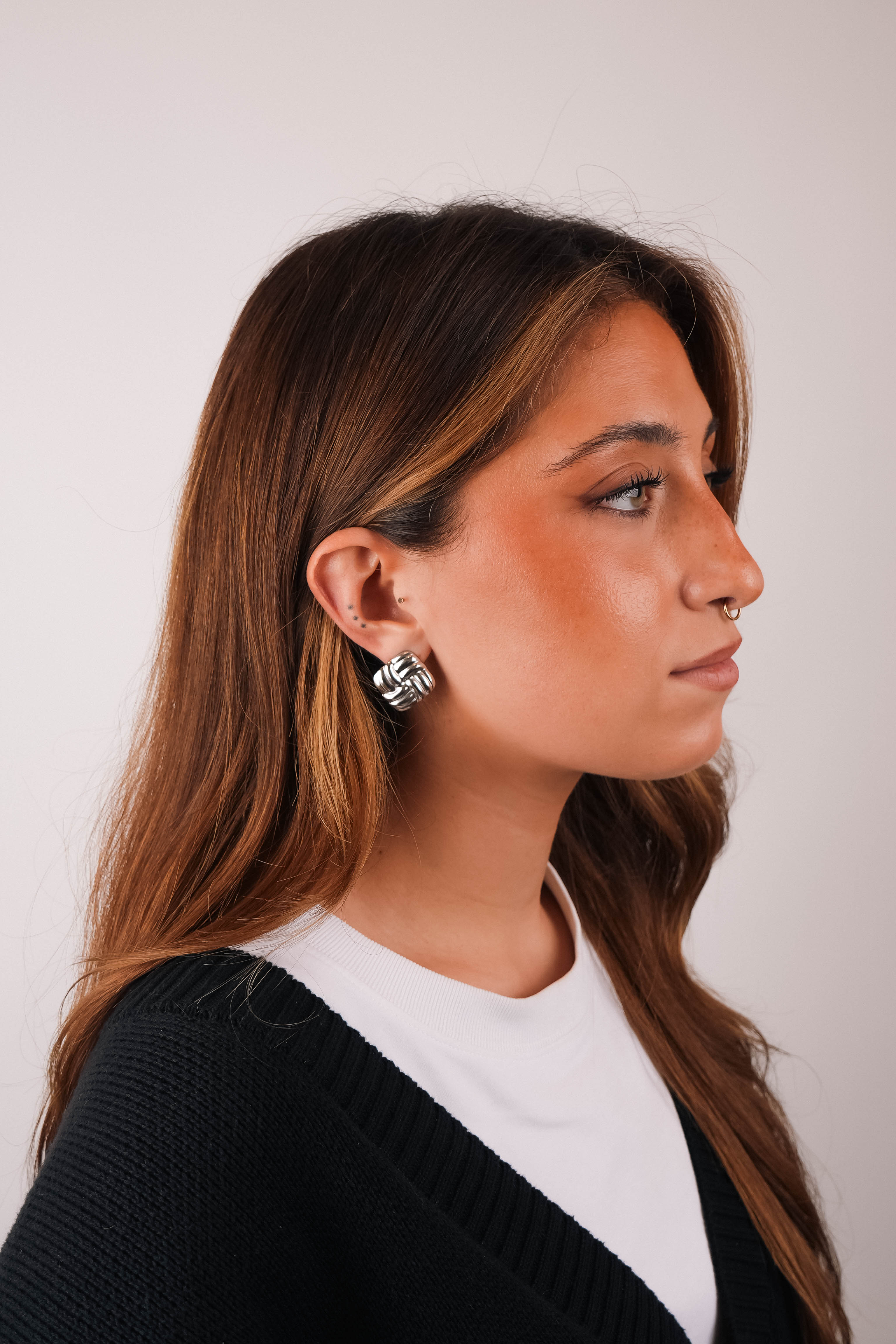 CHUNKY KNOT EARRINGS