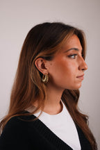 GOLDEN BAGGY EARRING
