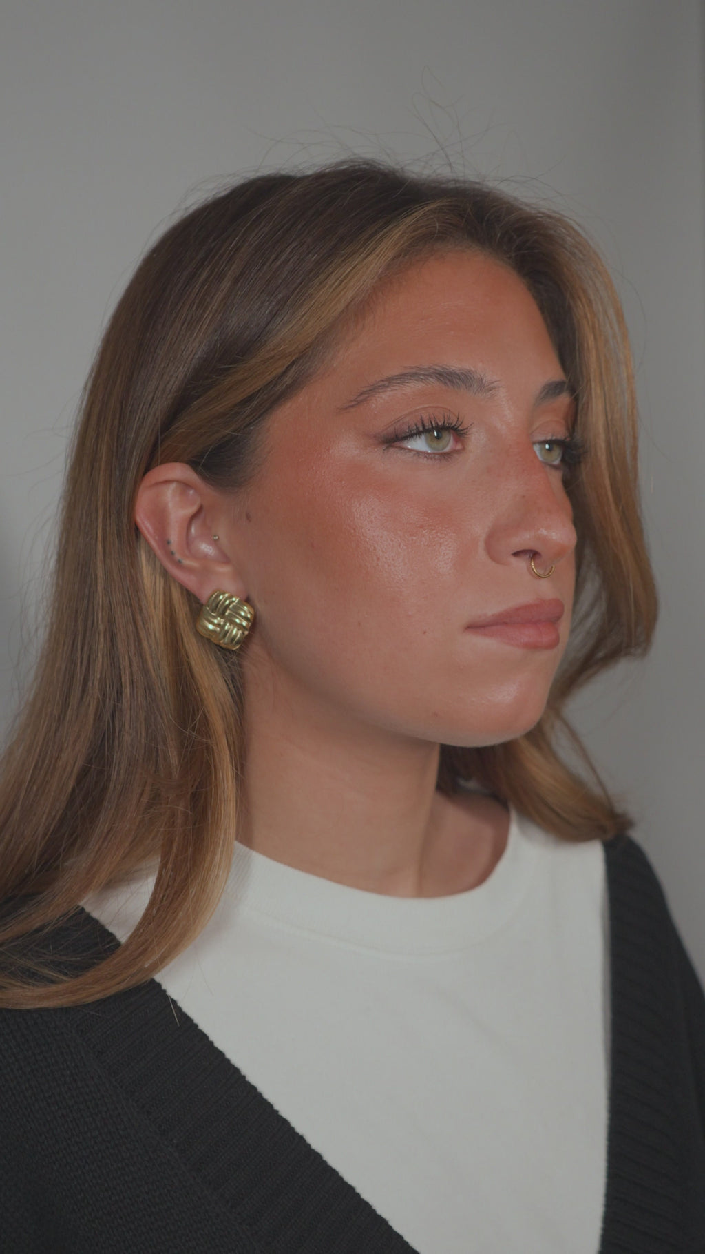 CHUNKY KNOT EARRINGS